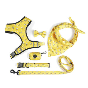Elevate Your Walks with Our Stylish Pet Dog Leash Harness With Bow