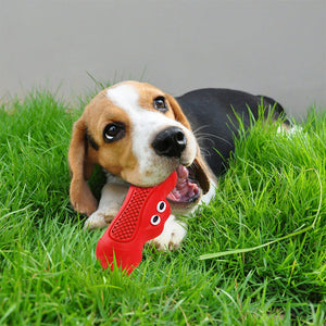 Unleash Joy with Vocal Rugby Pet Toys