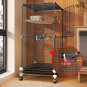 Transform Your Parrot's Living Space with the New Splash-proof Home Ecological Villa