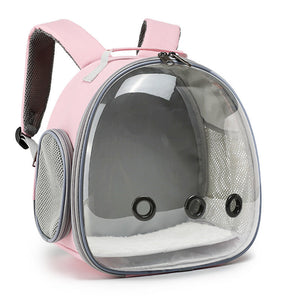 Experience Adventure with Your Tiny Friend: The Transparent Pet Backpack Hamster Carrier