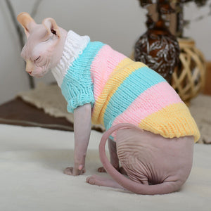 Why Your Hairless Cat Deserves the Best: The Warm Sweater Pet Cat Clothes