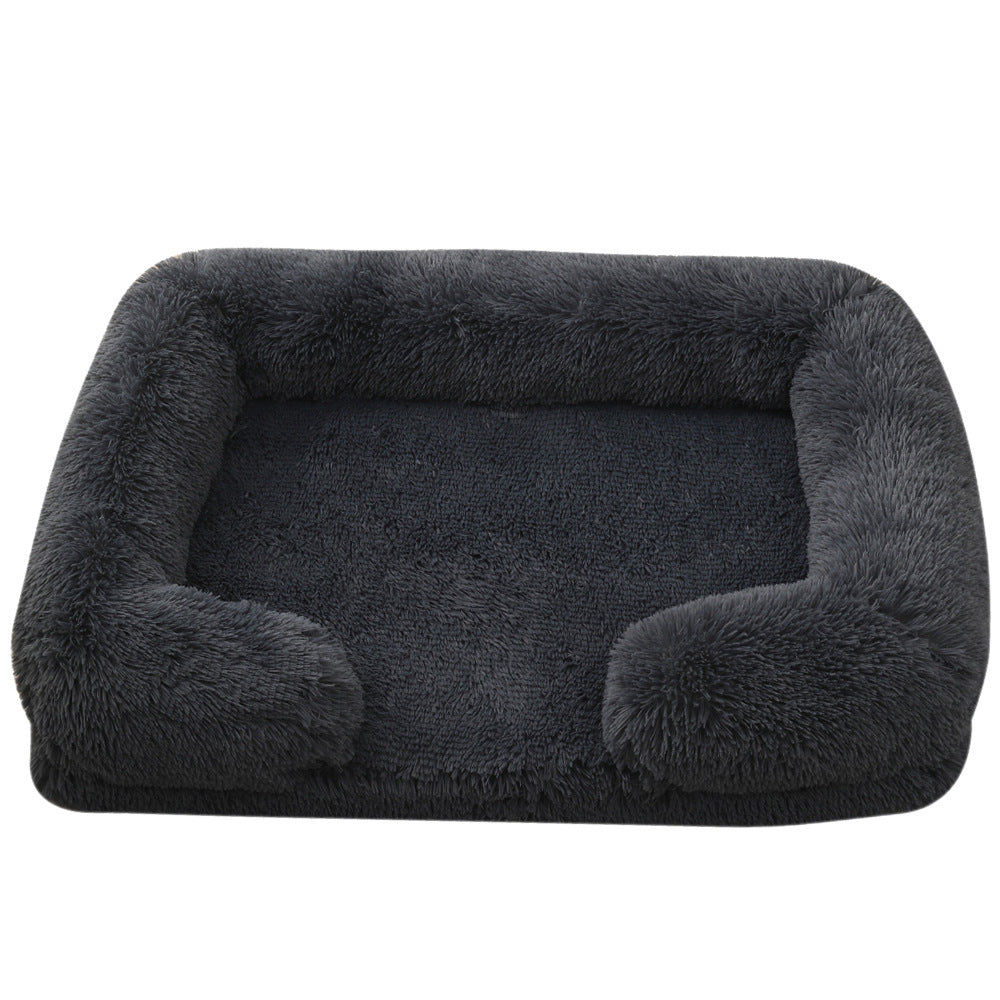 Plush Round Pet Bed: The Ultimate Winter Retreat for Your Furry Friend