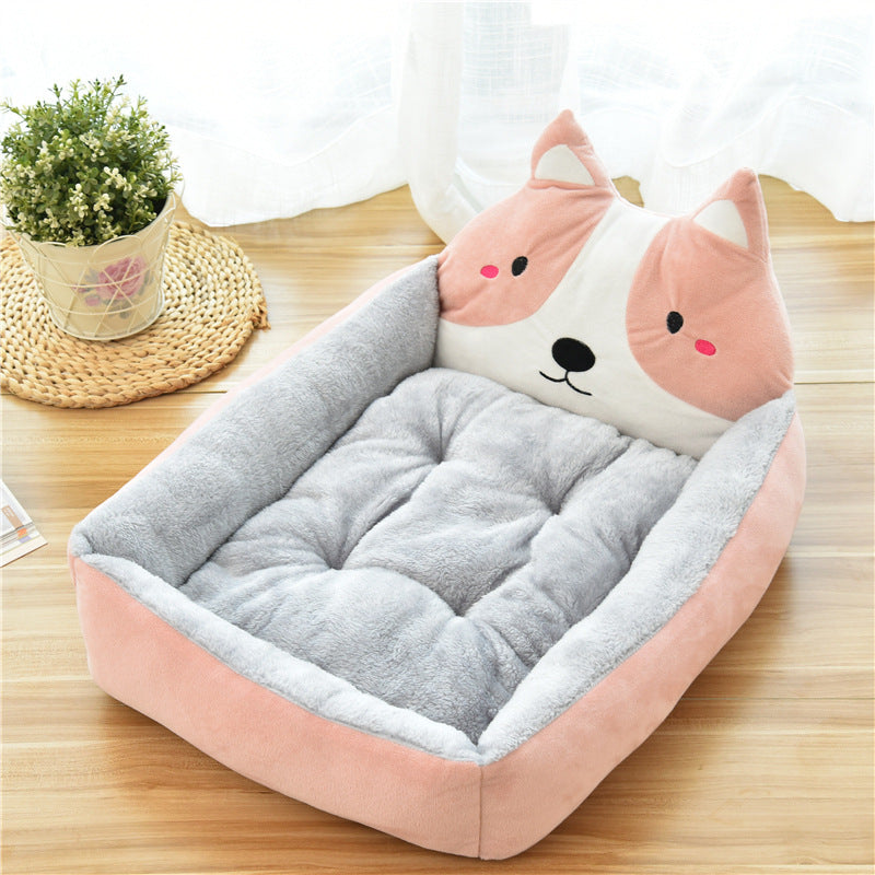 Large Pet Cat Dog Bed 7Colors Warm Cozy