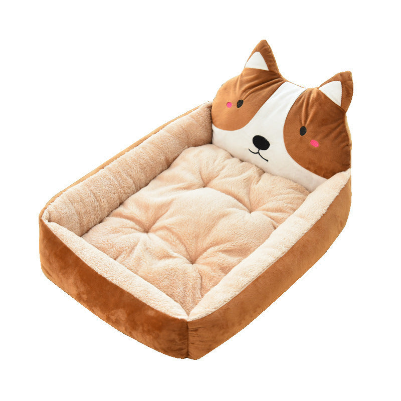 Large Pet Cat Dog Bed 7Colors Warm Cozy