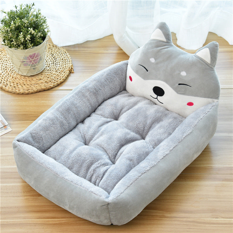 Large Pet Cat Dog Bed 7Colors Warm Cozy