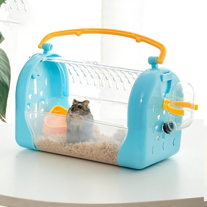 Portable Cage To Go Out Transparent Bag