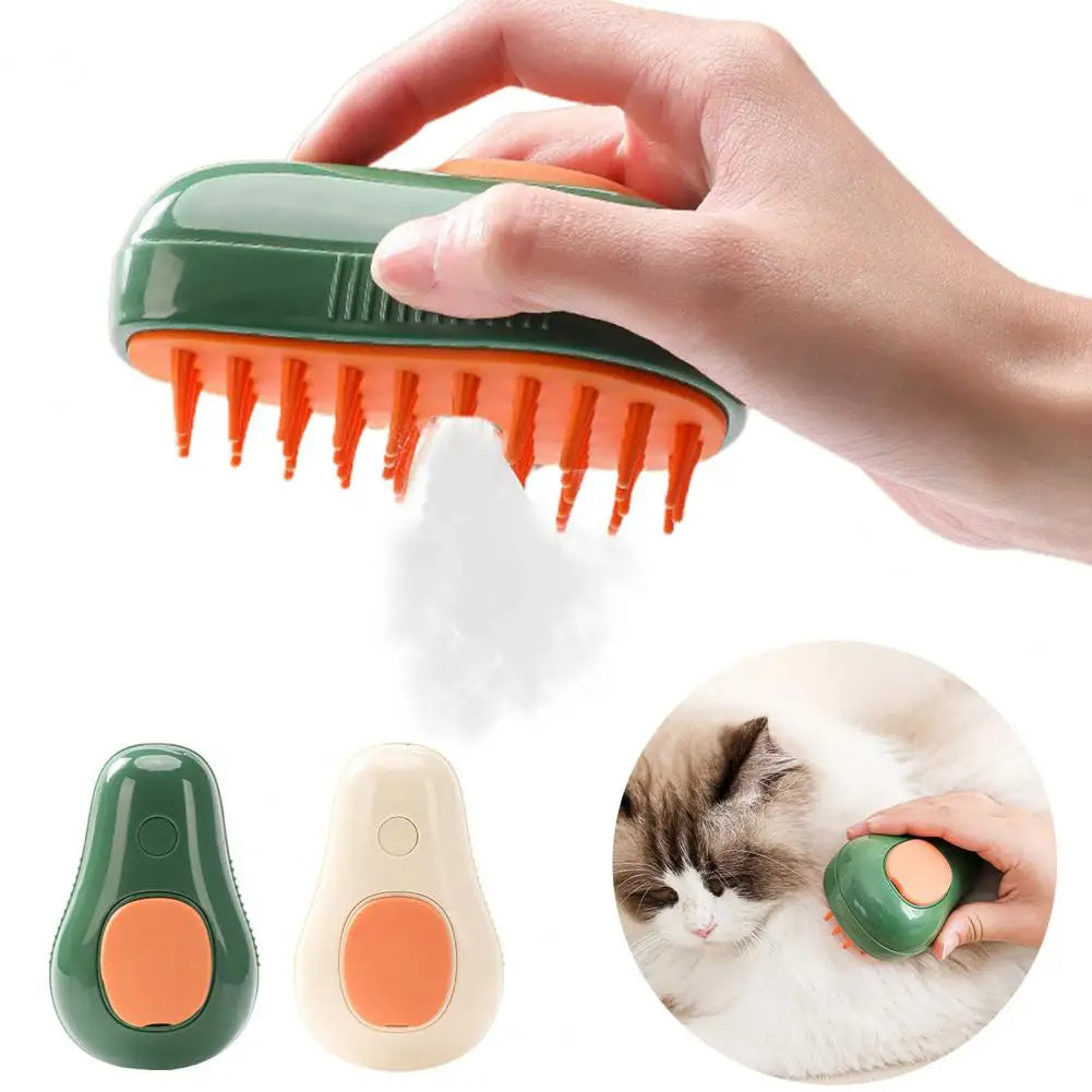 Steamy Cat Brush Cat Grooming Comb Electric