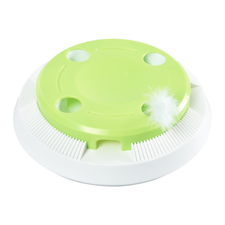 Electric funny cat tray toy