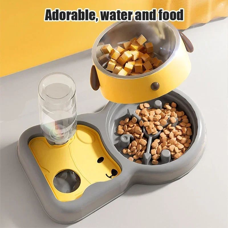 Pet Feeder Water Bottle Set