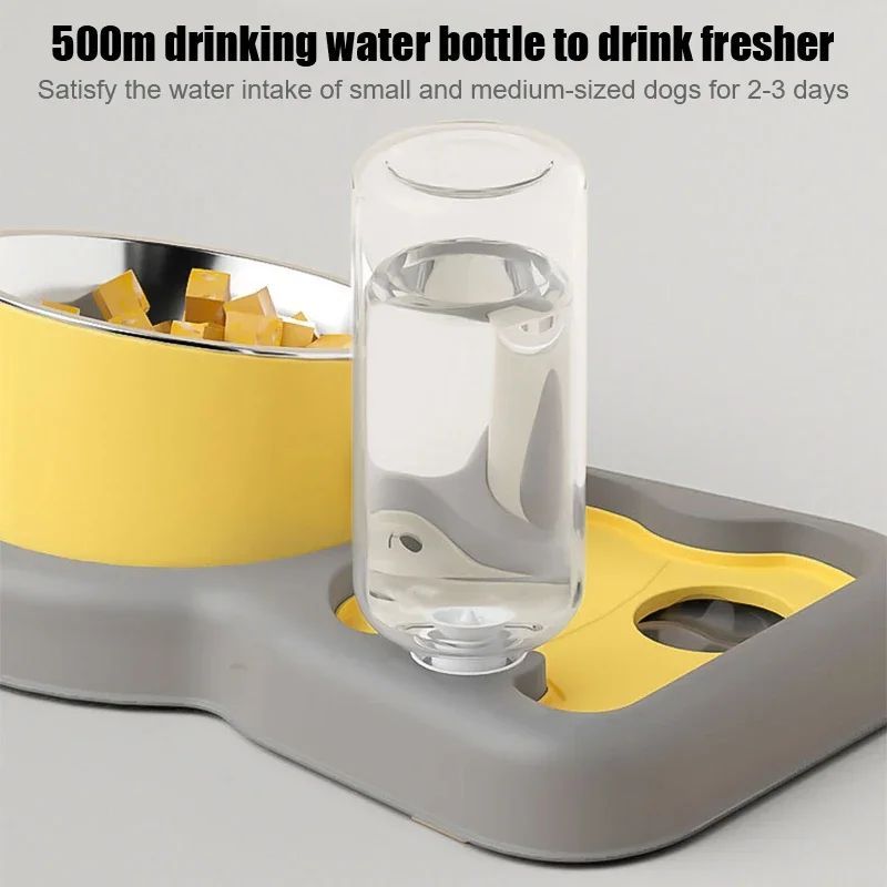 Pet Feeder Water Bottle Set
