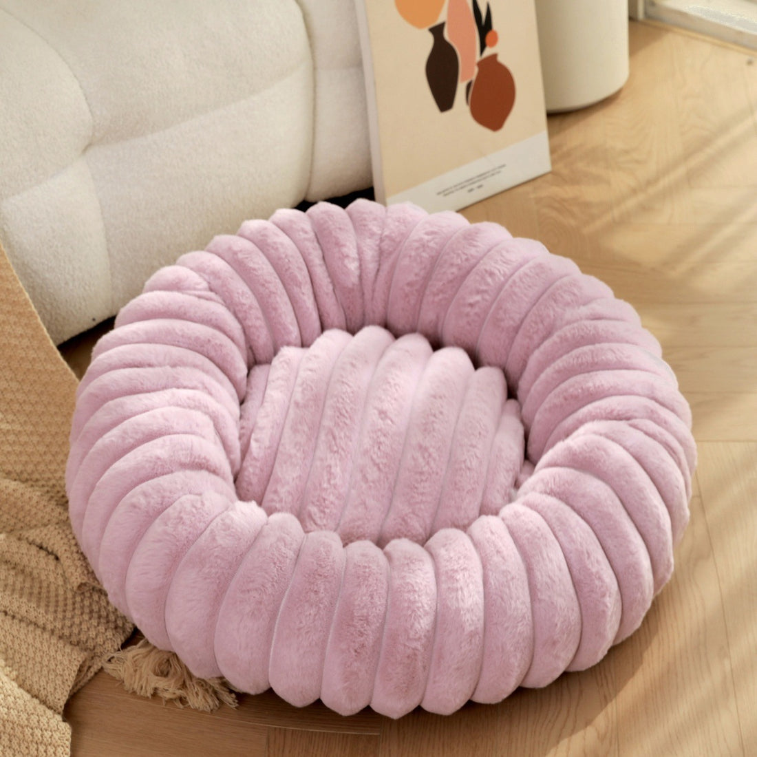 High Weight Pet Nest Straight Rabbit Plush Mat