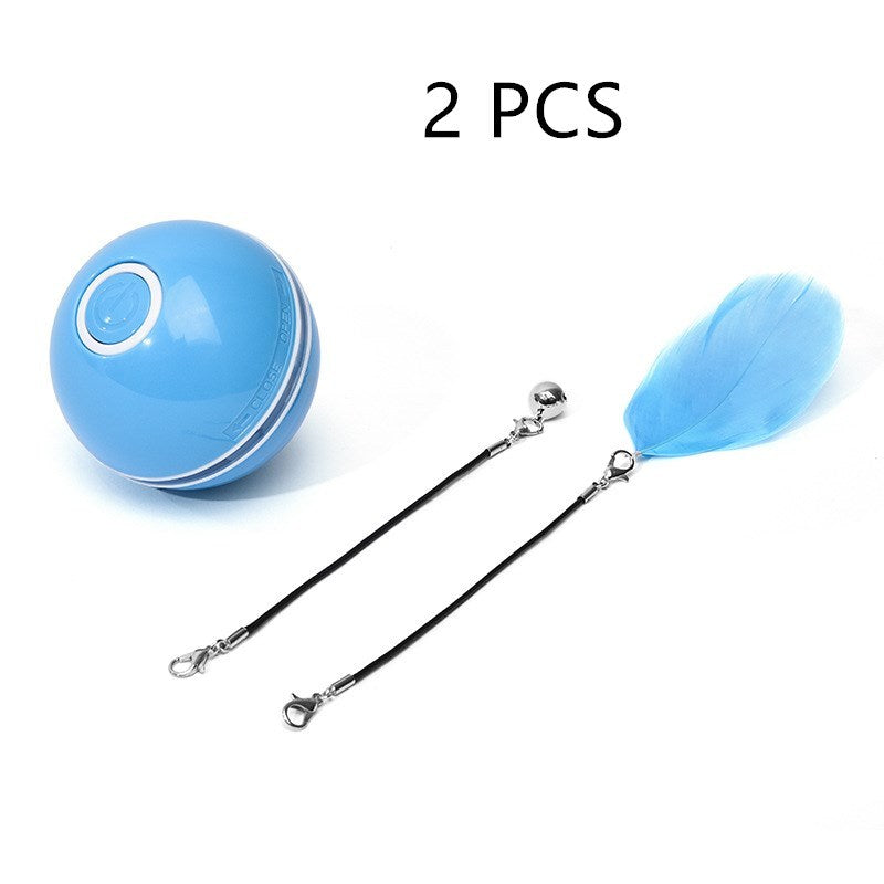 Colorful LED laser funny cat ball