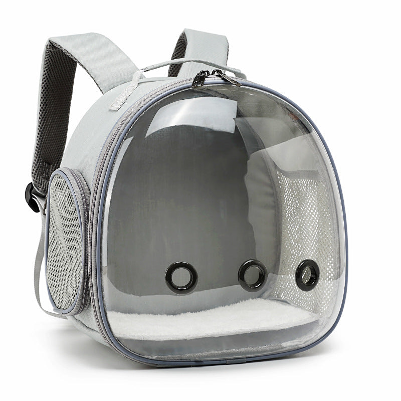 Pet Backpack Hamster Carrier Transparent