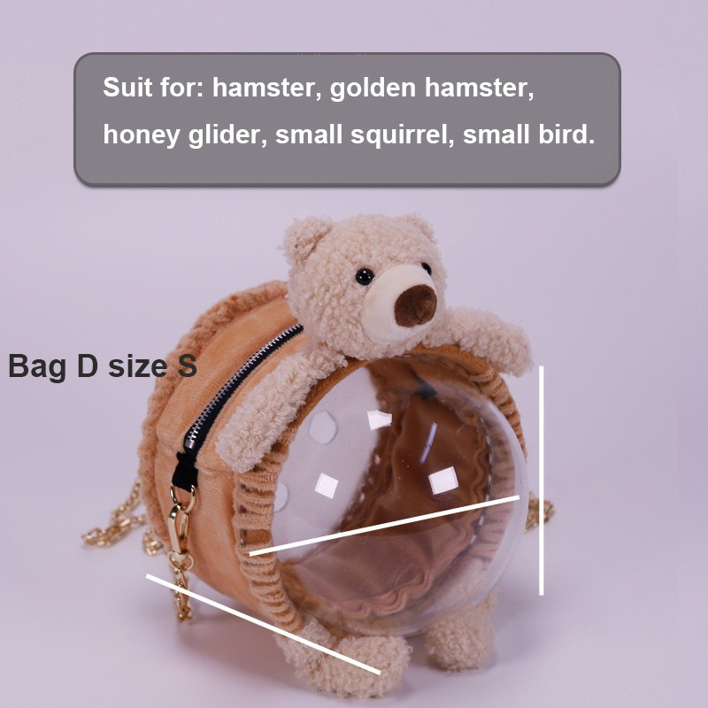 Hamster Cage Pet Out Of Bag Honey