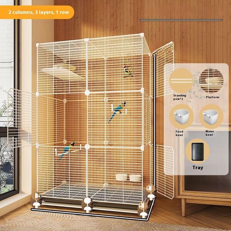 Parrot Cage New Splash-proof Home Ecological Villa