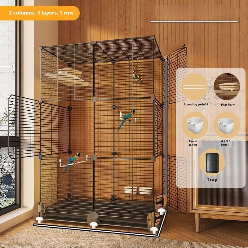 Parrot Cage New Splash-proof Home Ecological Villa