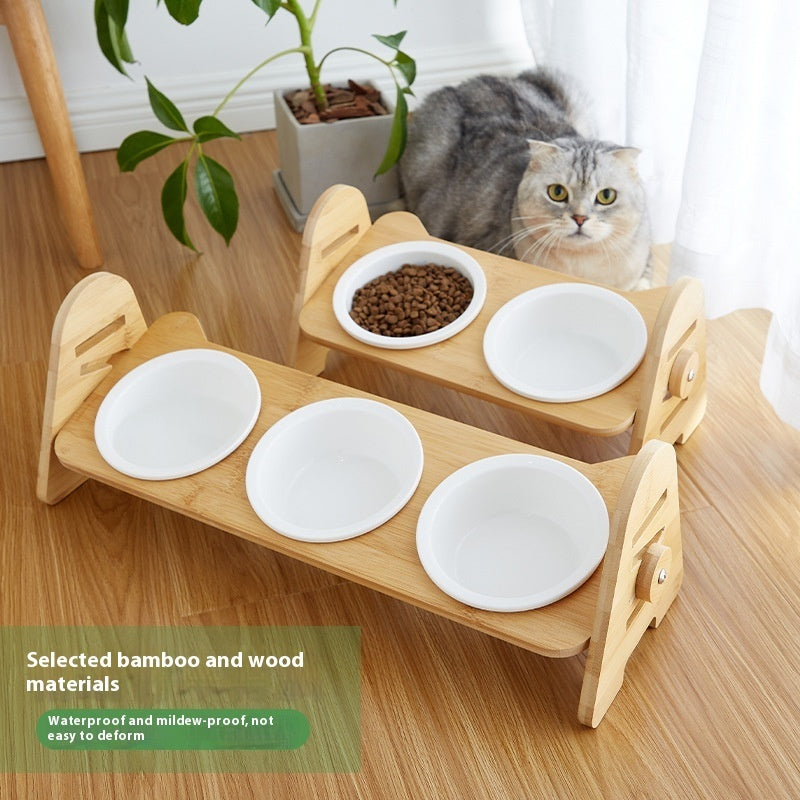 Pet Cervical Spine Protection Cat Drinking Bowl