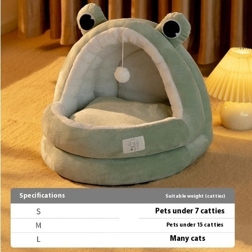 Cat Nest Four Seasons Universal Winter Warm Closed