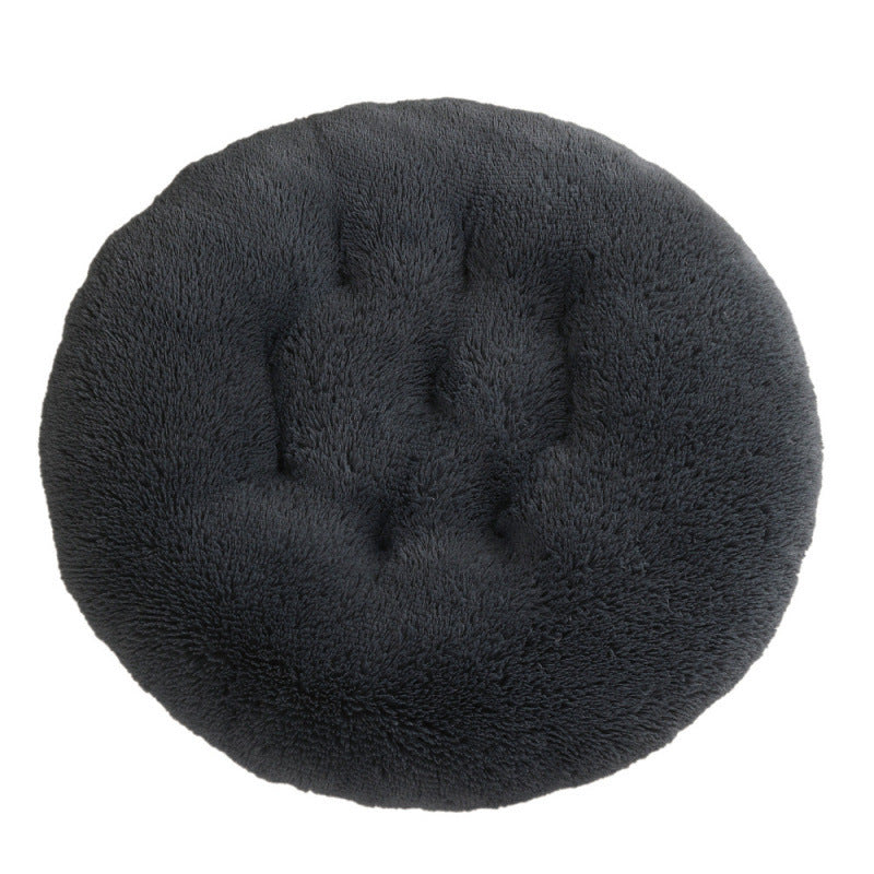 Round Pet Mat Dog Bed Plush Warm