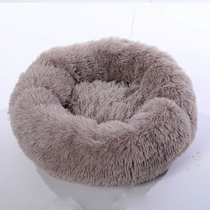 Small Dogs Round Plush Cat Litter Kennel