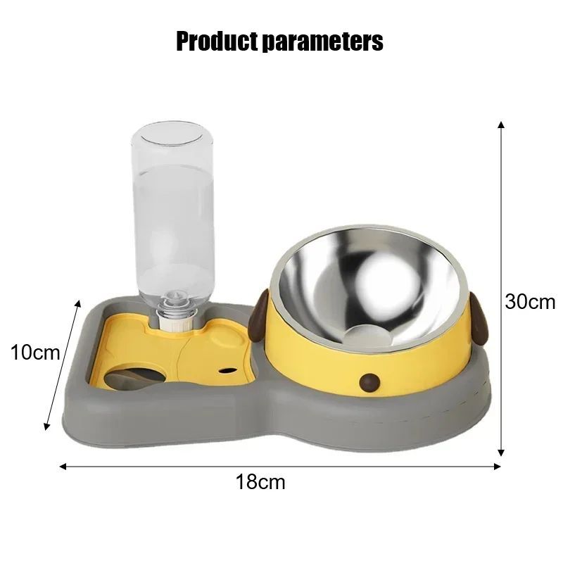 Pet Feeder Water Bottle Set