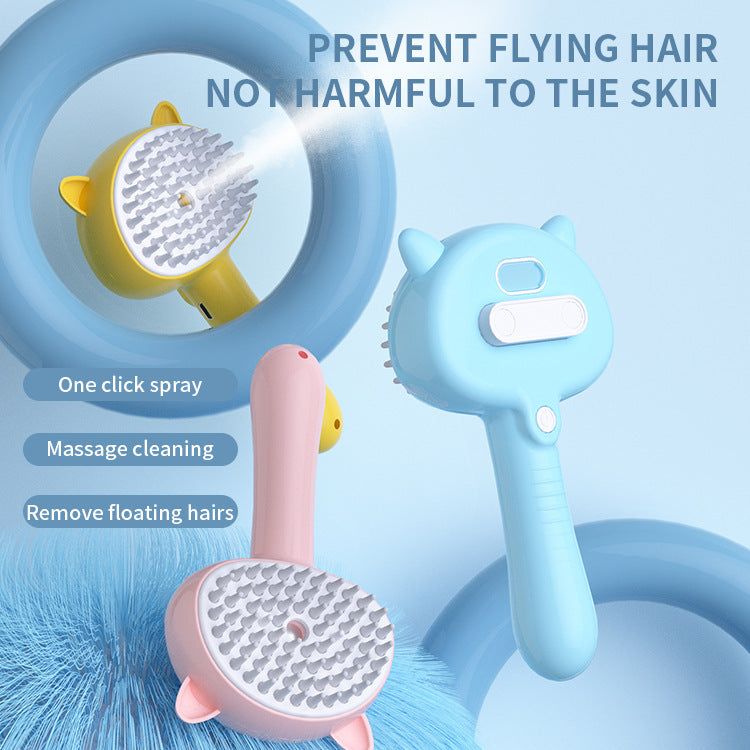Hair Cleaning Brush With Mist Multifunctional